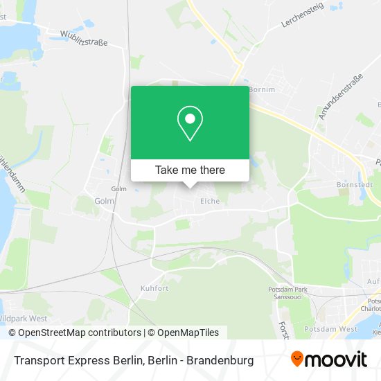 Transport Express Berlin map