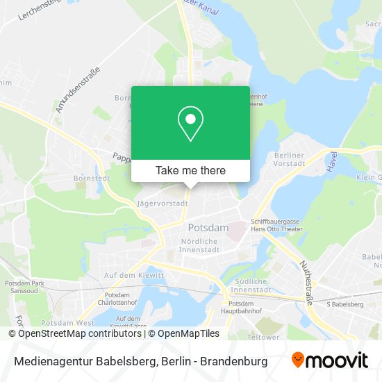 Medienagentur Babelsberg map