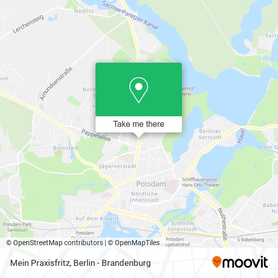 Карта Mein Praxisfritz