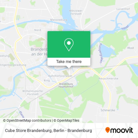 Cube Store Brandenburg map