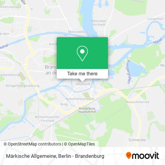 Märkische Allgemeine map
