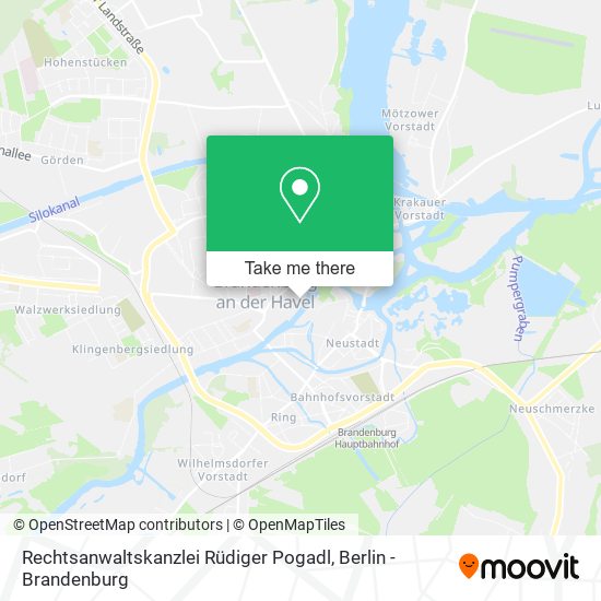 Rechtsanwaltskanzlei Rüdiger Pogadl map