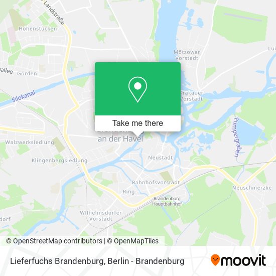 Карта Lieferfuchs Brandenburg