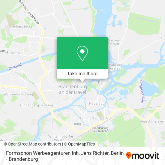 Карта Formschön Werbeagenturen Inh. Jens Richter