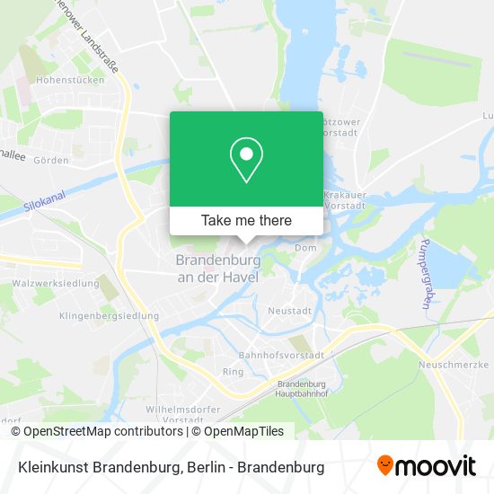 Карта Kleinkunst Brandenburg