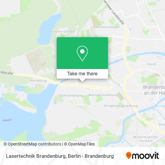 Lasertechnik Brandenburg map