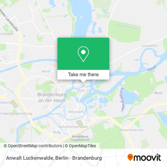 Anwalt Luckenwalde map