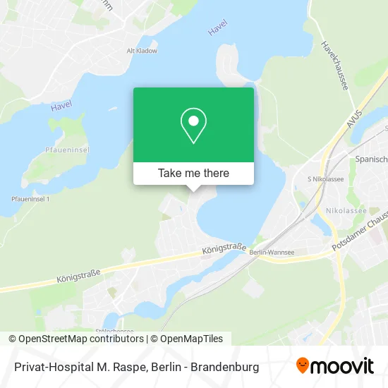 Privat-Hospital M. Raspe map