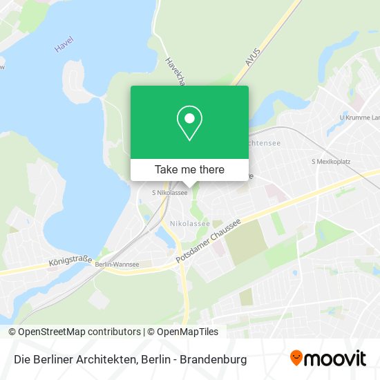 Die Berliner Architekten map