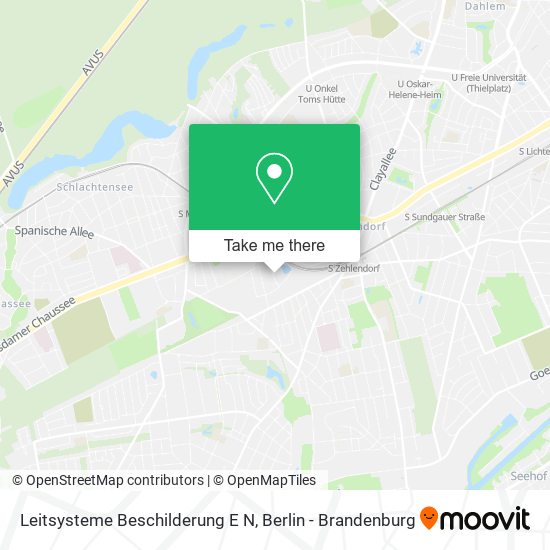 Leitsysteme Beschilderung E N map