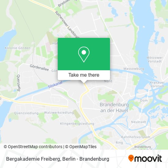 Bergakademie Freiberg map