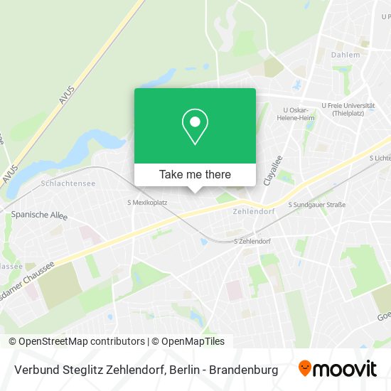 Verbund Steglitz Zehlendorf map