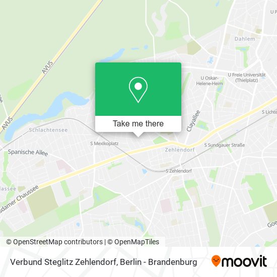 Карта Verbund Steglitz Zehlendorf