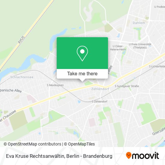 Eva Kruse Rechtsanwältin map