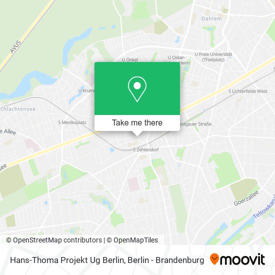 Hans-Thoma Projekt Ug Berlin map