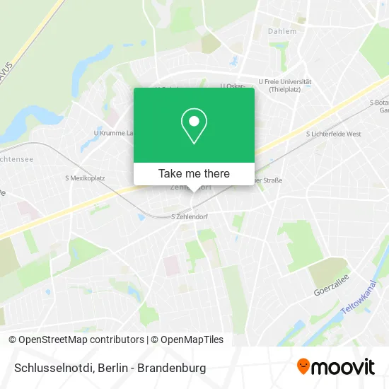 Карта Schlusselnotdi