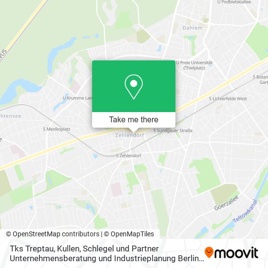Tks Treptau, Kullen, Schlegel und Partner Unternehmensberatung und Industrieplanung Berlin map