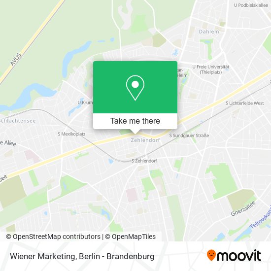 Карта Wiener Marketing