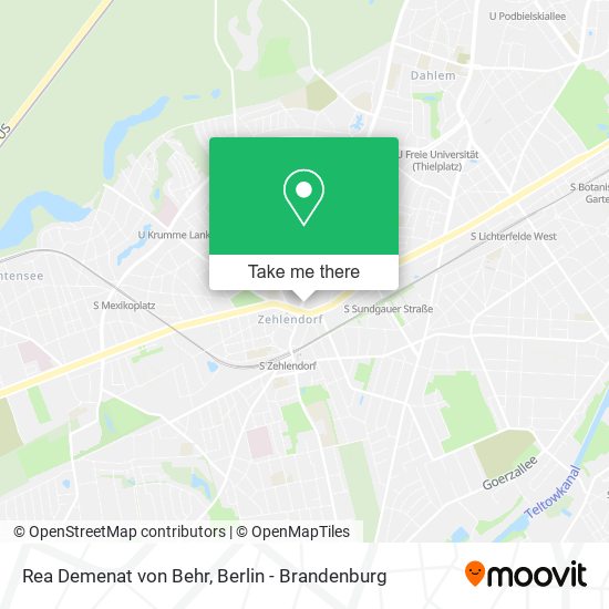 Rea Demenat von Behr map