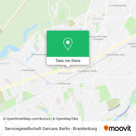 Servicegesellschaft Gercare map