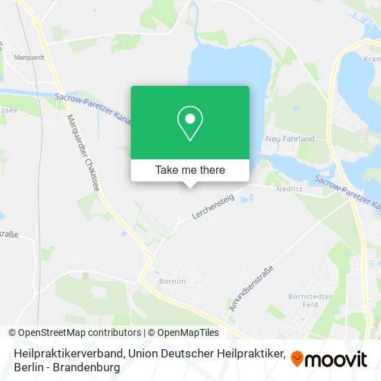 Heilpraktikerverband, Union Deutscher Heilpraktiker map