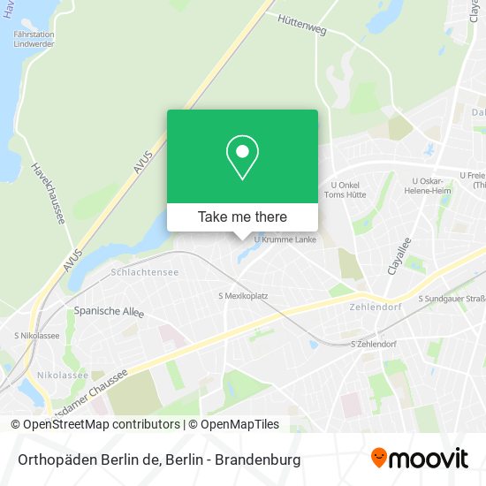 Карта Orthopäden Berlin de