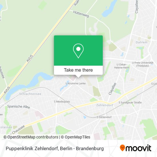 Puppenklinik Zehlendorf map