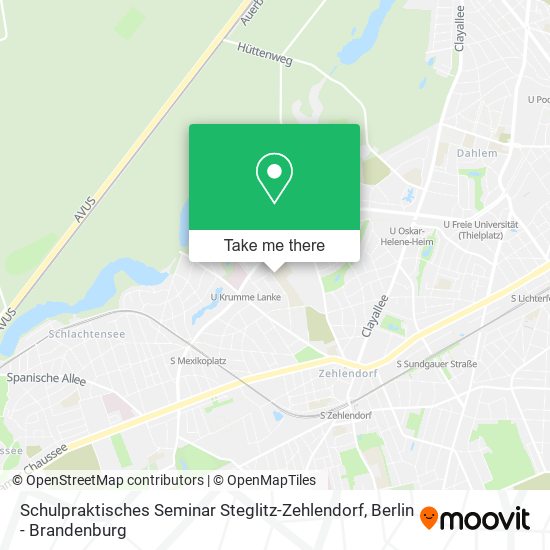 Карта Schulpraktisches Seminar Steglitz-Zehlendorf
