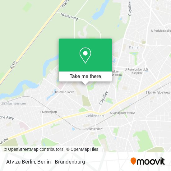 Карта Atv zu Berlin