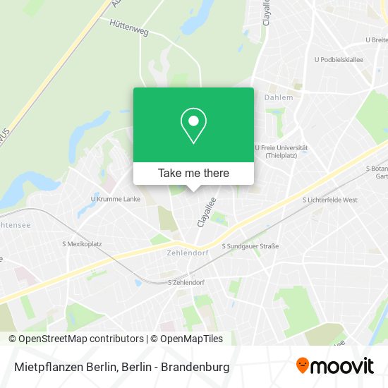 Mietpflanzen Berlin map