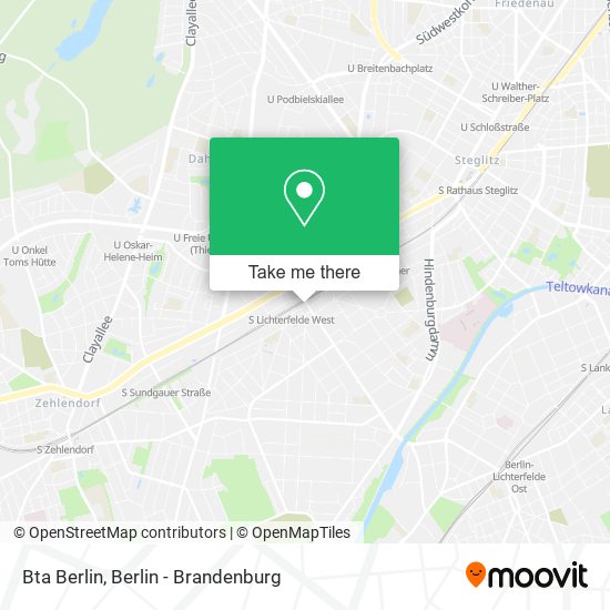 Карта Bta Berlin