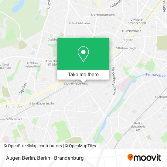 Карта Augen Berlin