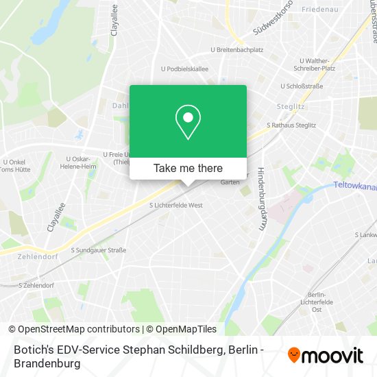 Botich's EDV-Service Stephan Schildberg map