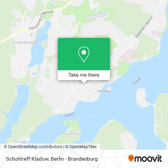 Карта Schuhtreff Kladow
