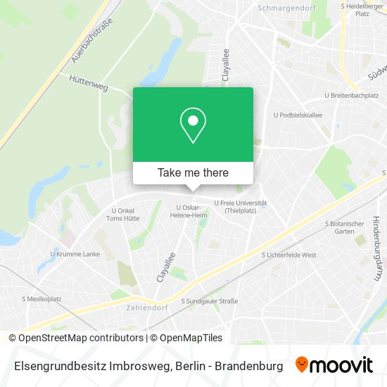Карта Elsengrundbesitz Imbrosweg