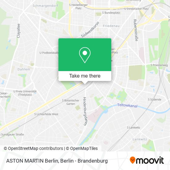ASTON MARTIN Berlin map