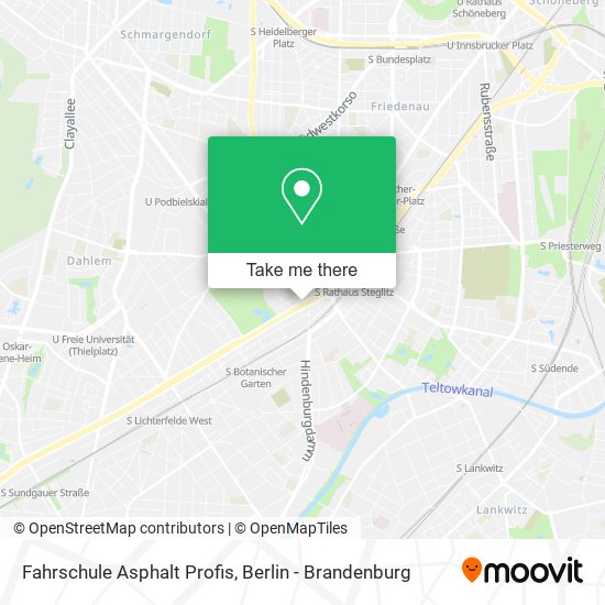 Fahrschule Asphalt Profis map