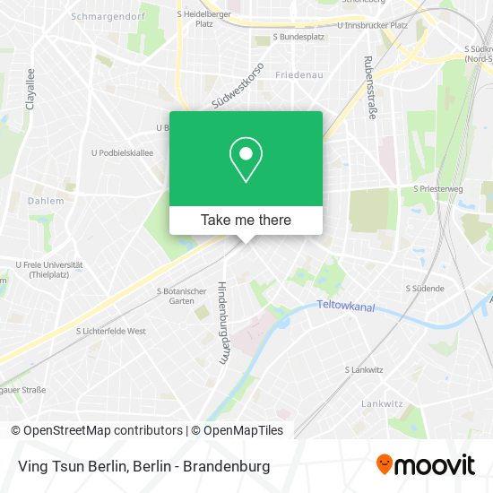 Карта Ving Tsun Berlin