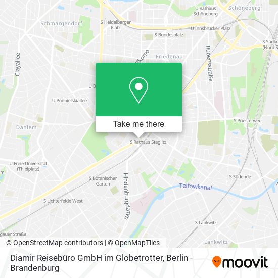 Diamir Reisebüro GmbH im Globetrotter map