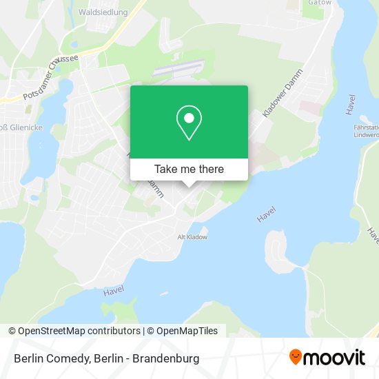 Berlin Comedy map