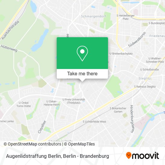 Карта Augenlidstraffung Berlin