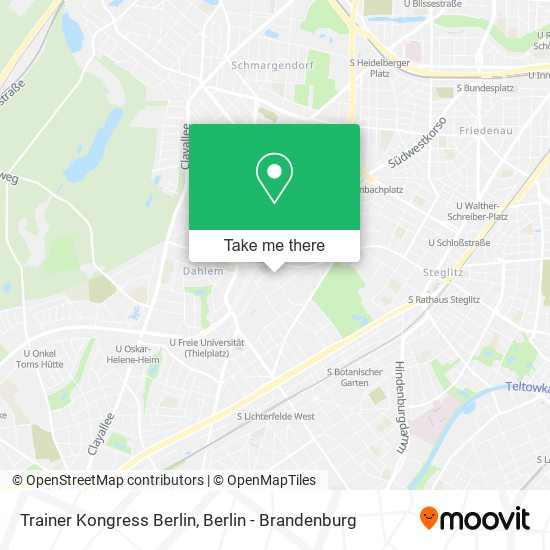 Карта Trainer Kongress Berlin