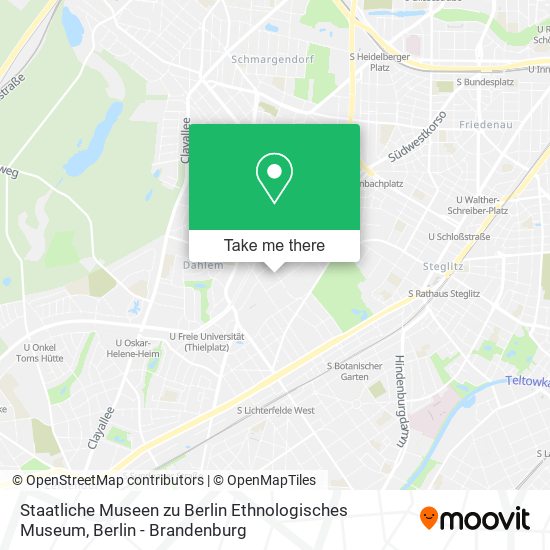 Staatliche Museen zu Berlin Ethnologisches Museum map