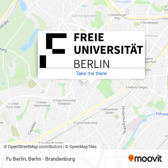 Карта Fu Berlin