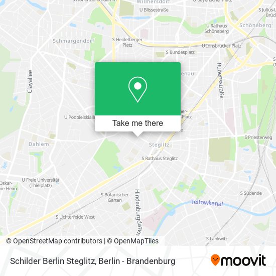 Карта Schilder Berlin Steglitz