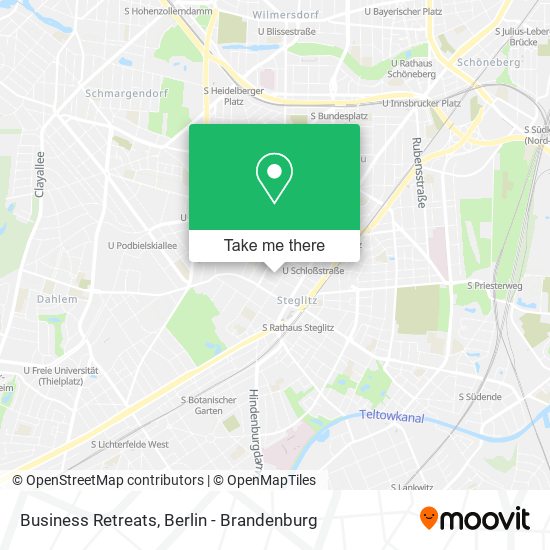 Business Retreats map