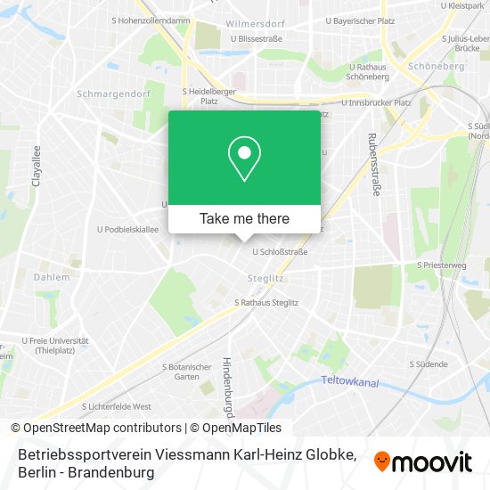 Betriebssportverein Viessmann Karl-Heinz Globke map
