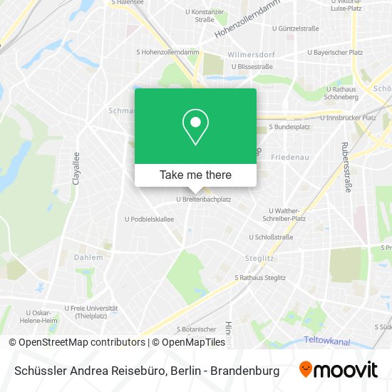 Schüssler Andrea Reisebüro map