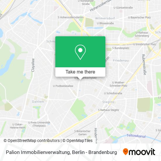 Palion Immobilienverwaltung map