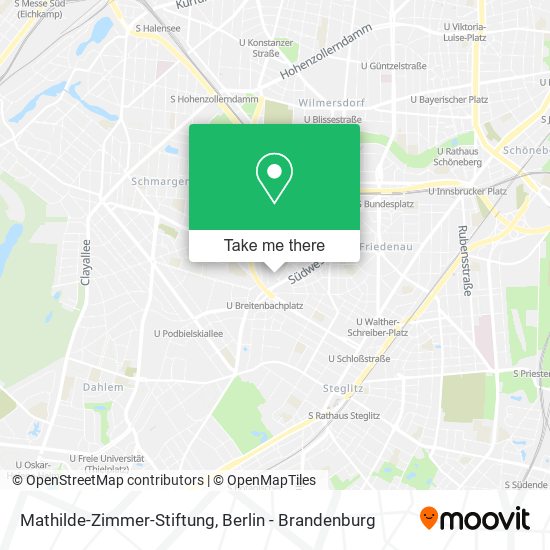 Mathilde-Zimmer-Stiftung map